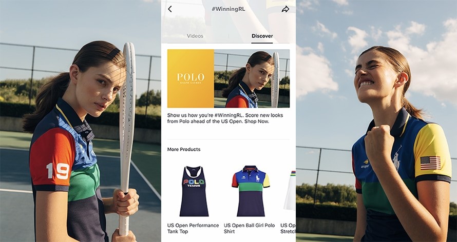 Ralph Lauren’s Tik Tok Campaign is the first for the platform around the US Open