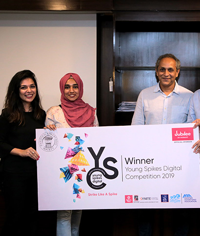 THROUGH THE YOUNG SPIKES DIGITAL COMPETITION, PAS WILL BE SENDING THE BRIGHTEST TEAM TO SPIKES ASIA FESTIVAL 2019