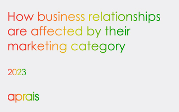 How business relationships are affected by their marketing category